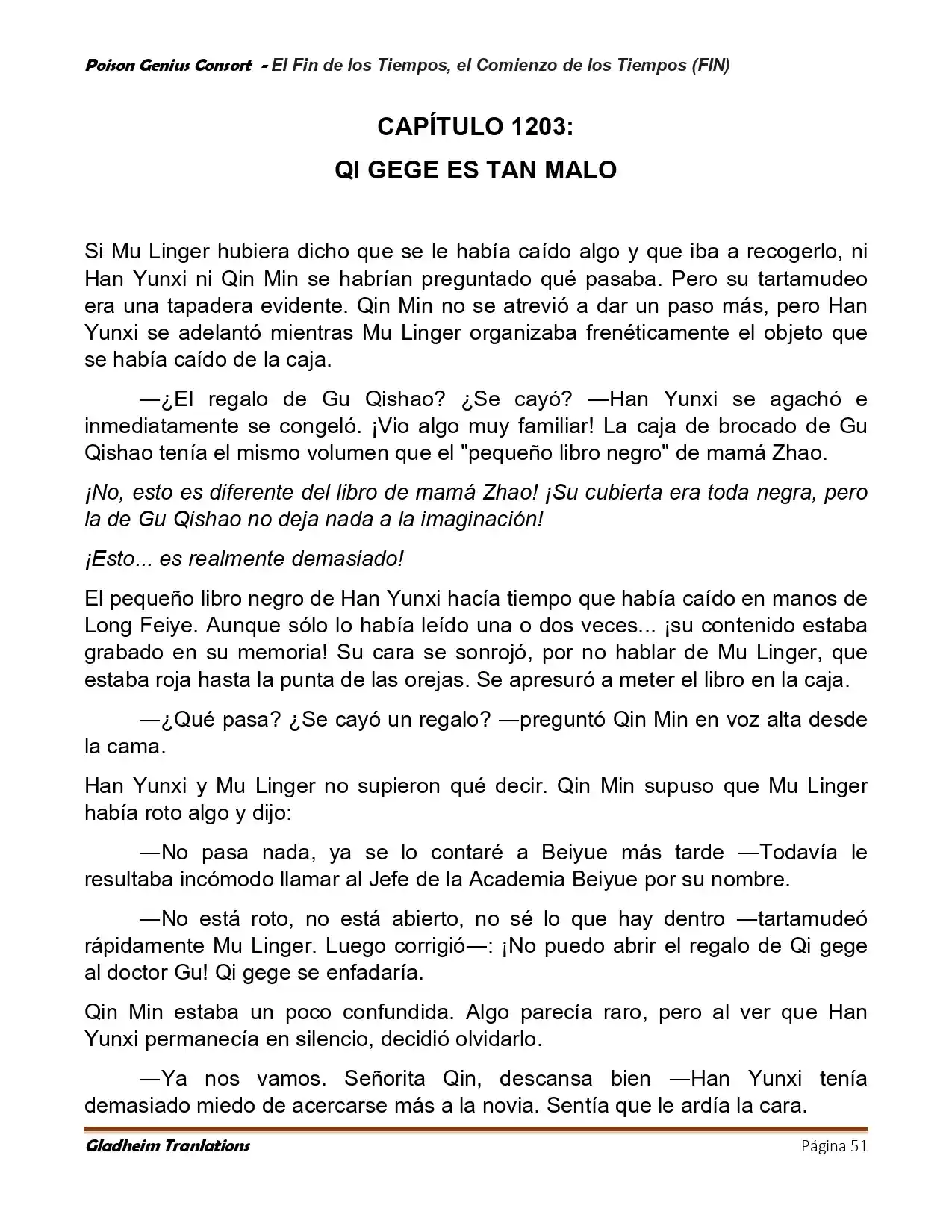 Poison Genious Consort (Novela) - Capítulo 433 - Página 51 - LectorTMOo