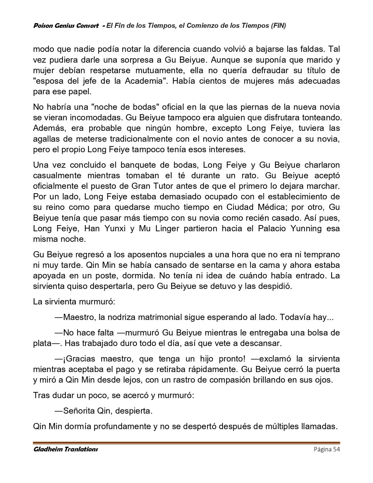 Poison Genious Consort (Novela) - Capítulo 433 - Página 54 - LectorTMOo