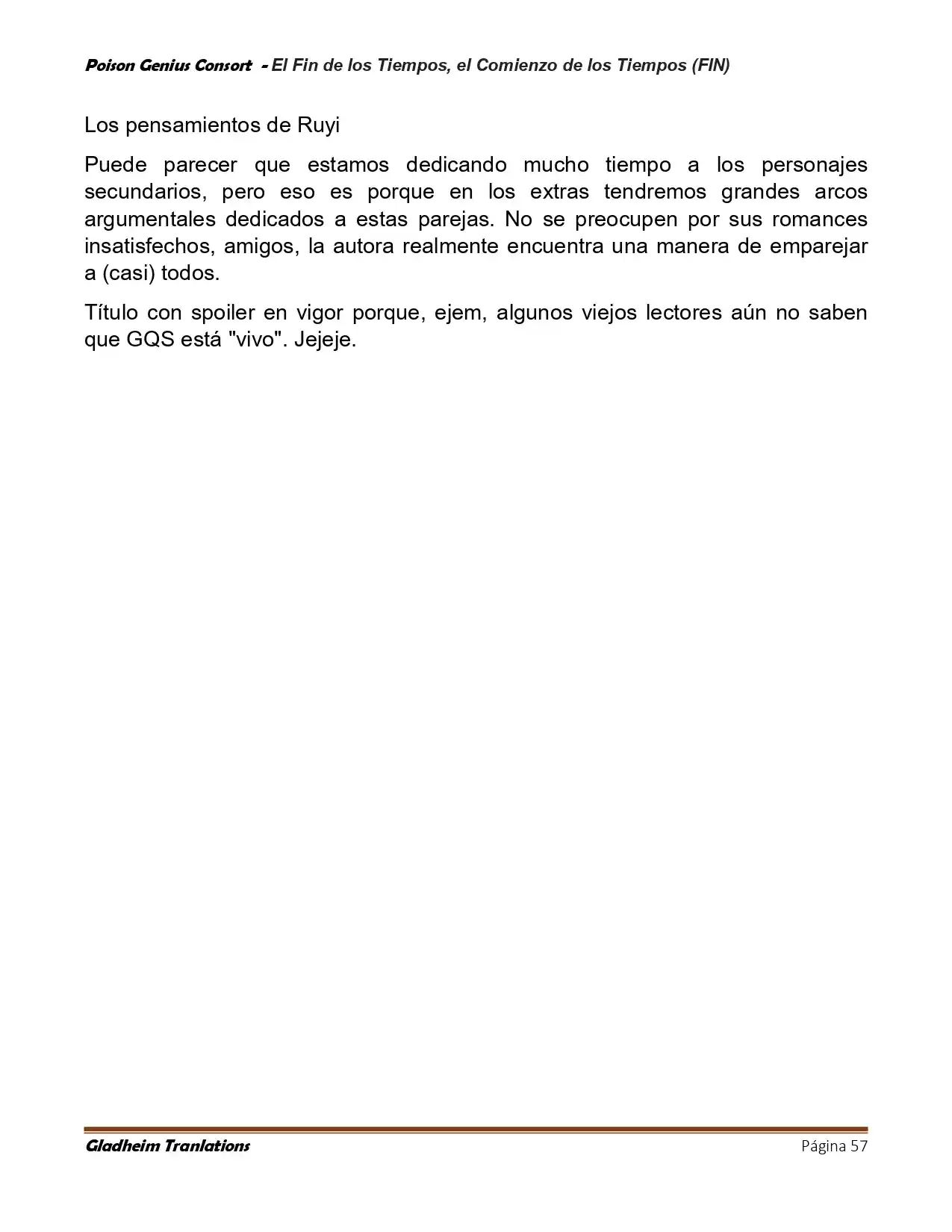 Poison Genious Consort (Novela) - Capítulo 433 - Página 57 - LectorTMOo