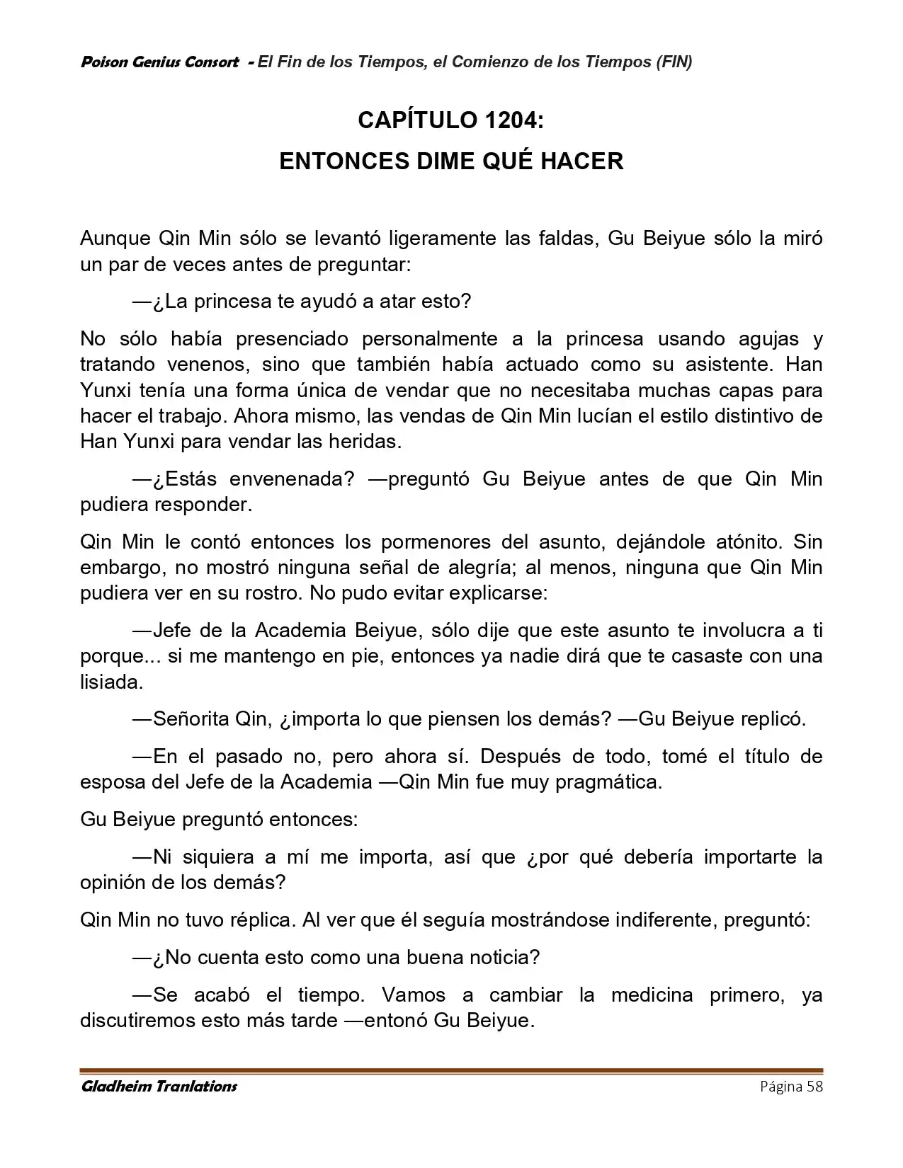 Poison Genious Consort (Novela) - Capítulo 433 - Página 58 - LectorTMOo