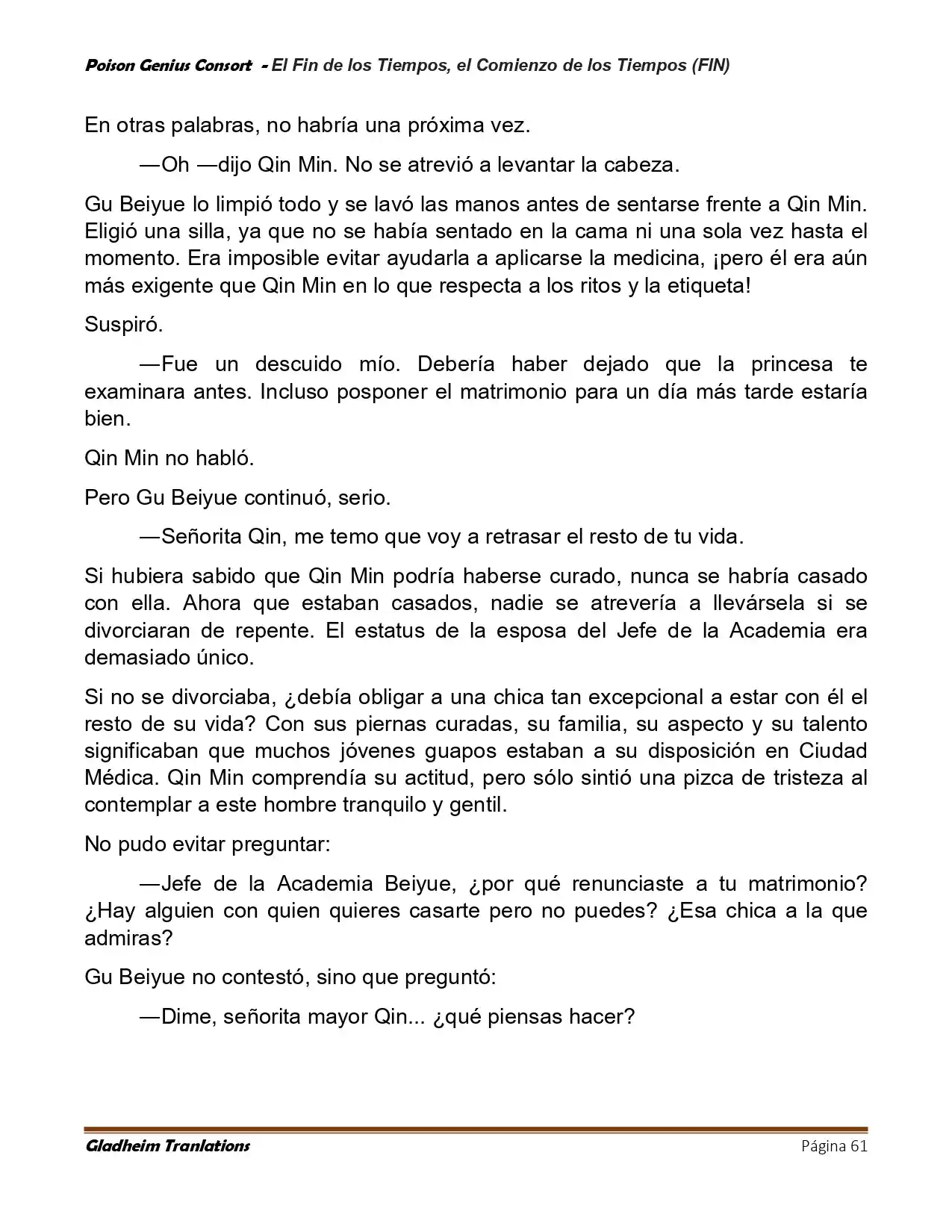 Poison Genious Consort (Novela) - Capítulo 433 - Página 61 - LectorTMOo