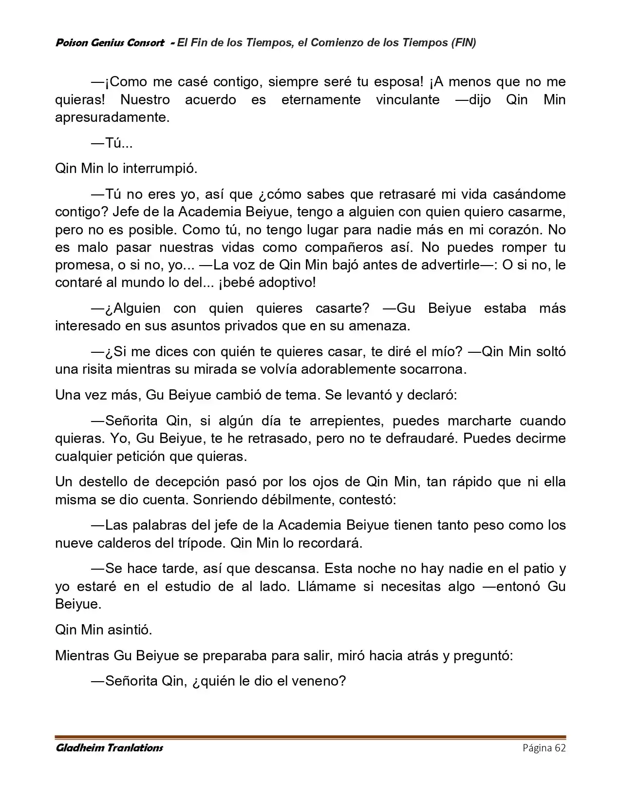Poison Genious Consort (Novela) - Capítulo 433 - Página 62 - LectorTMOo