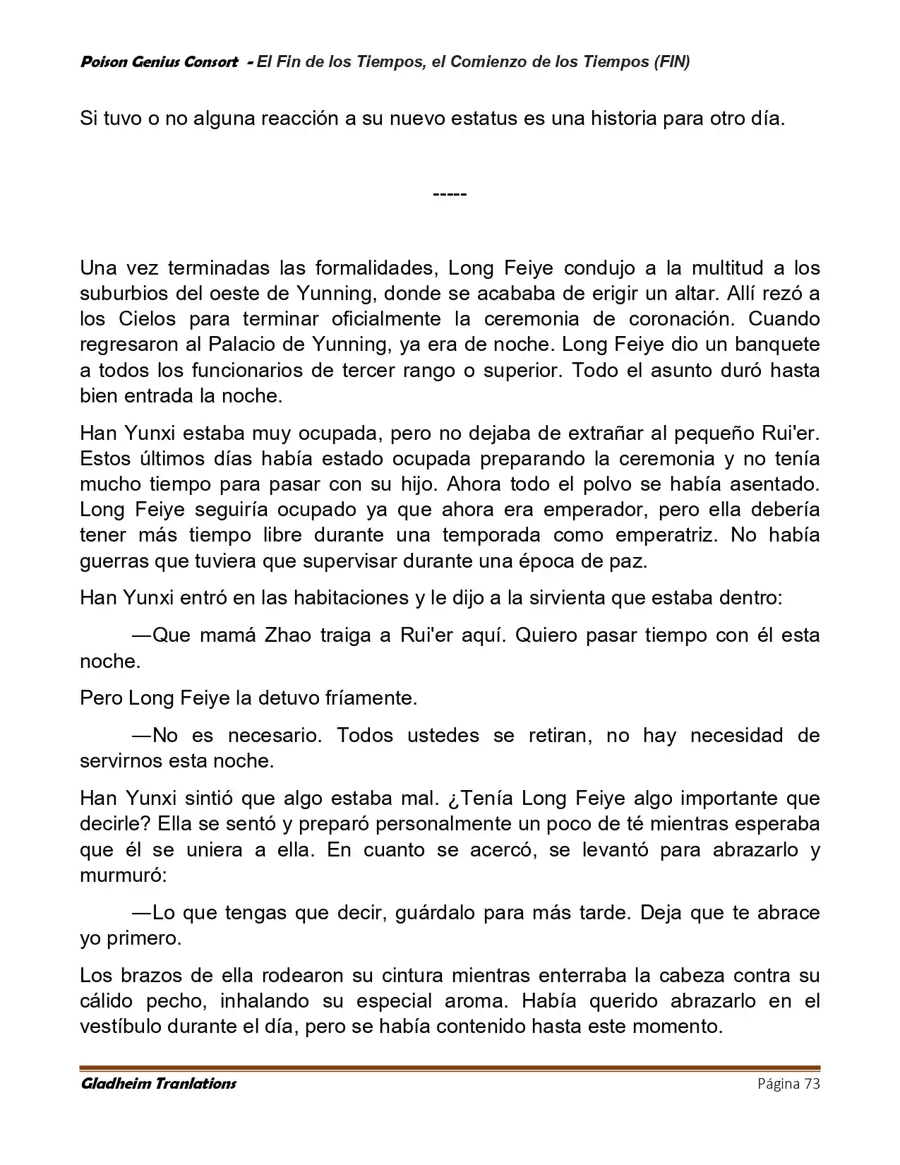 Poison Genious Consort (Novela) - Capítulo 433 - Página 73 - LectorTMOo