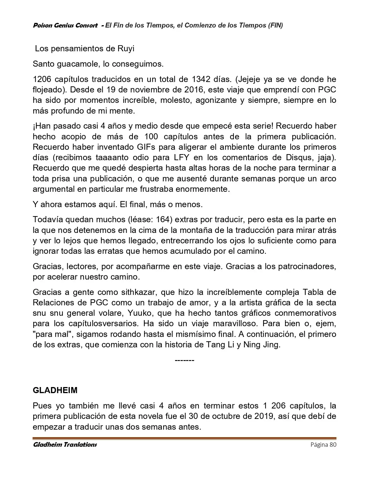 Poison Genious Consort (Novela) - Capítulo 433 - Página 80 - LectorTMOo