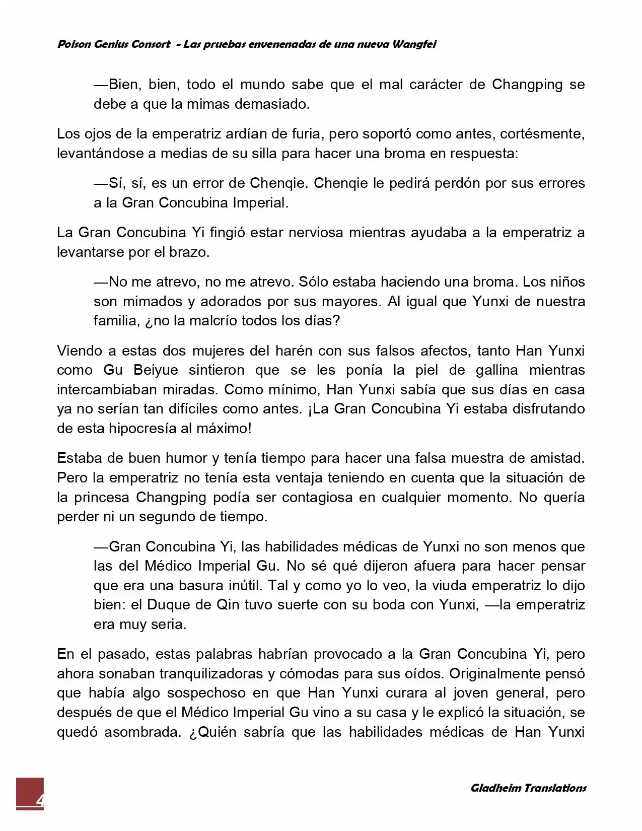 Poison Genious Consort (Novela) - Capítulo 44 - Página 4 - LectorTMOo