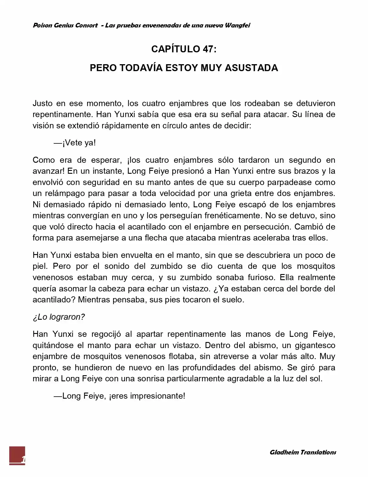 Poison Genious Consort (Novela) - Capítulo 47 - Página 1 - LectorTMOo