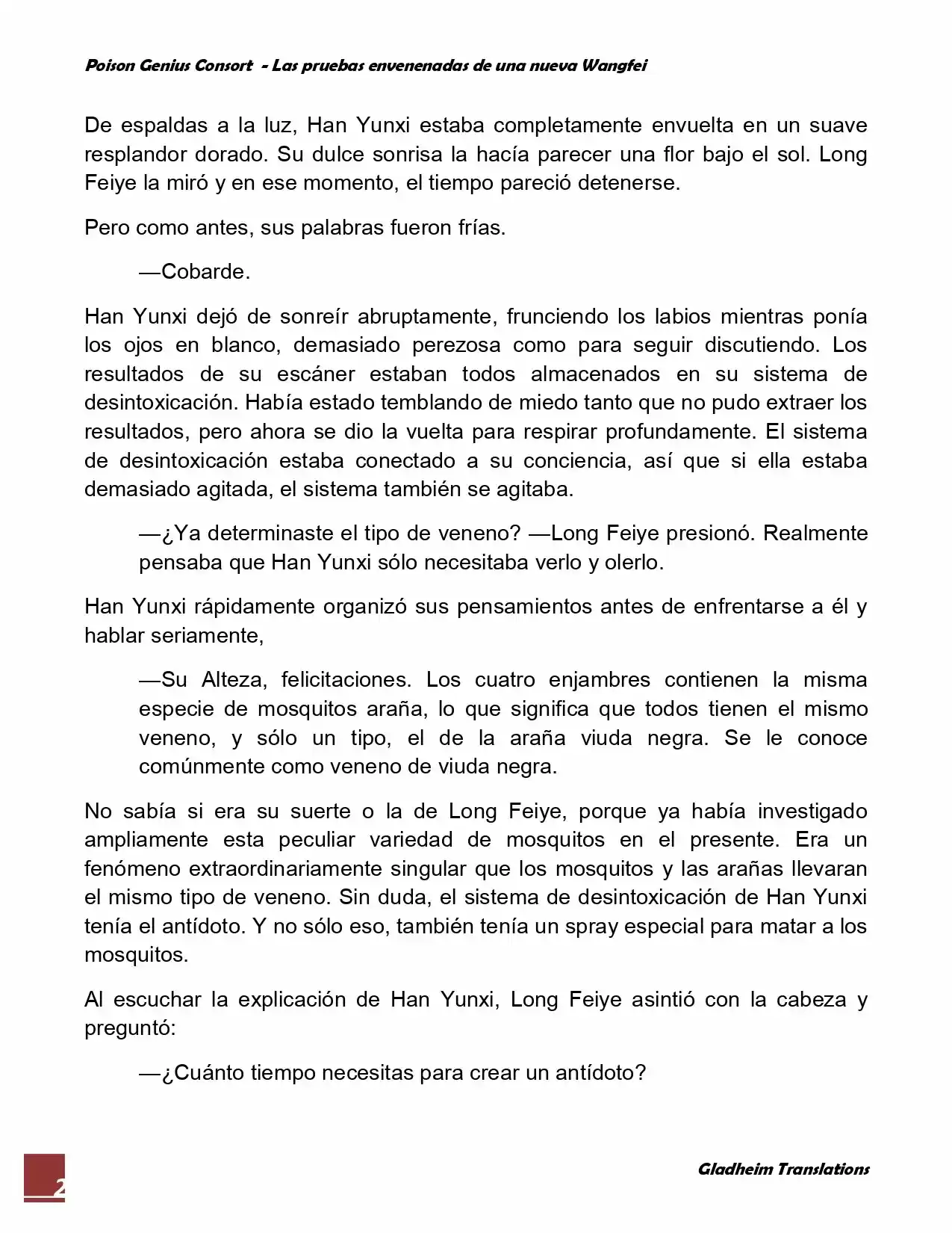 Poison Genious Consort (Novela) - Capítulo 47 - Página 2 - LectorTMOo