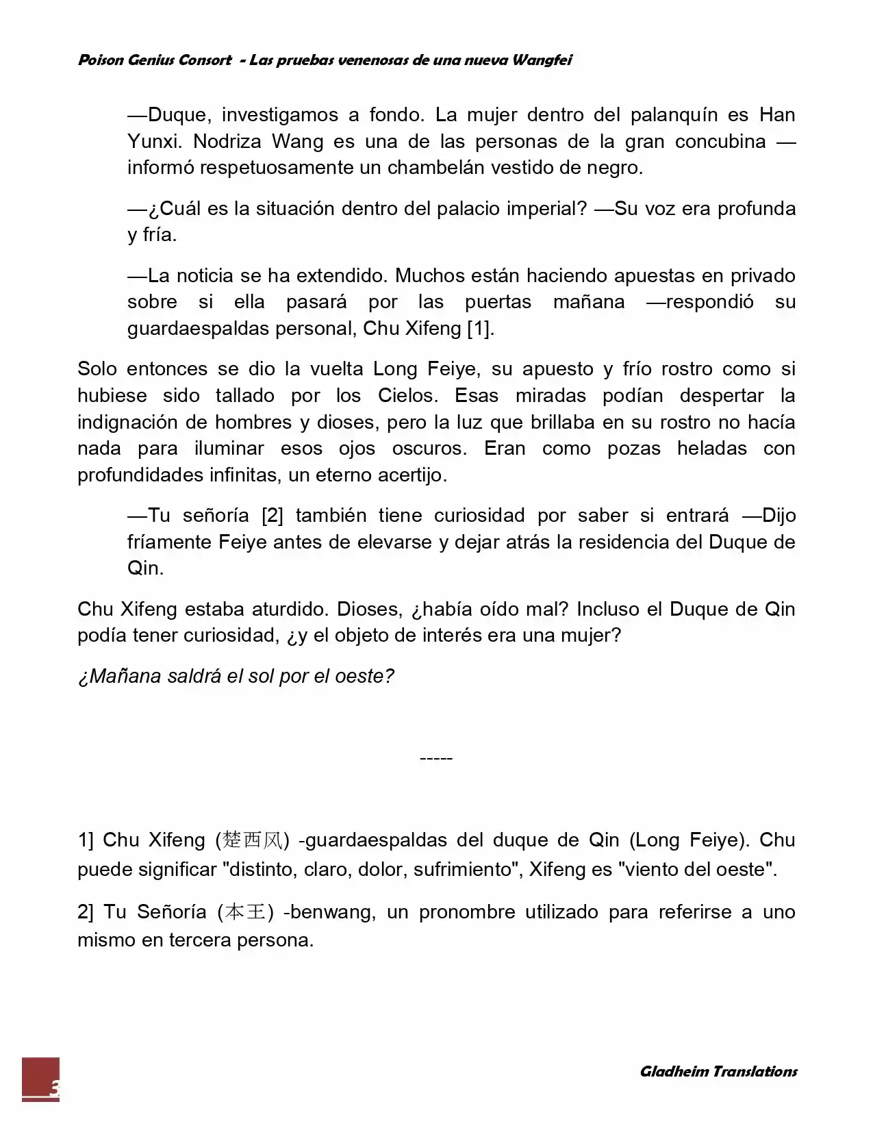 Poison Genious Consort (Novela) - Capítulo 5 - Página 3 - LectorTMOo