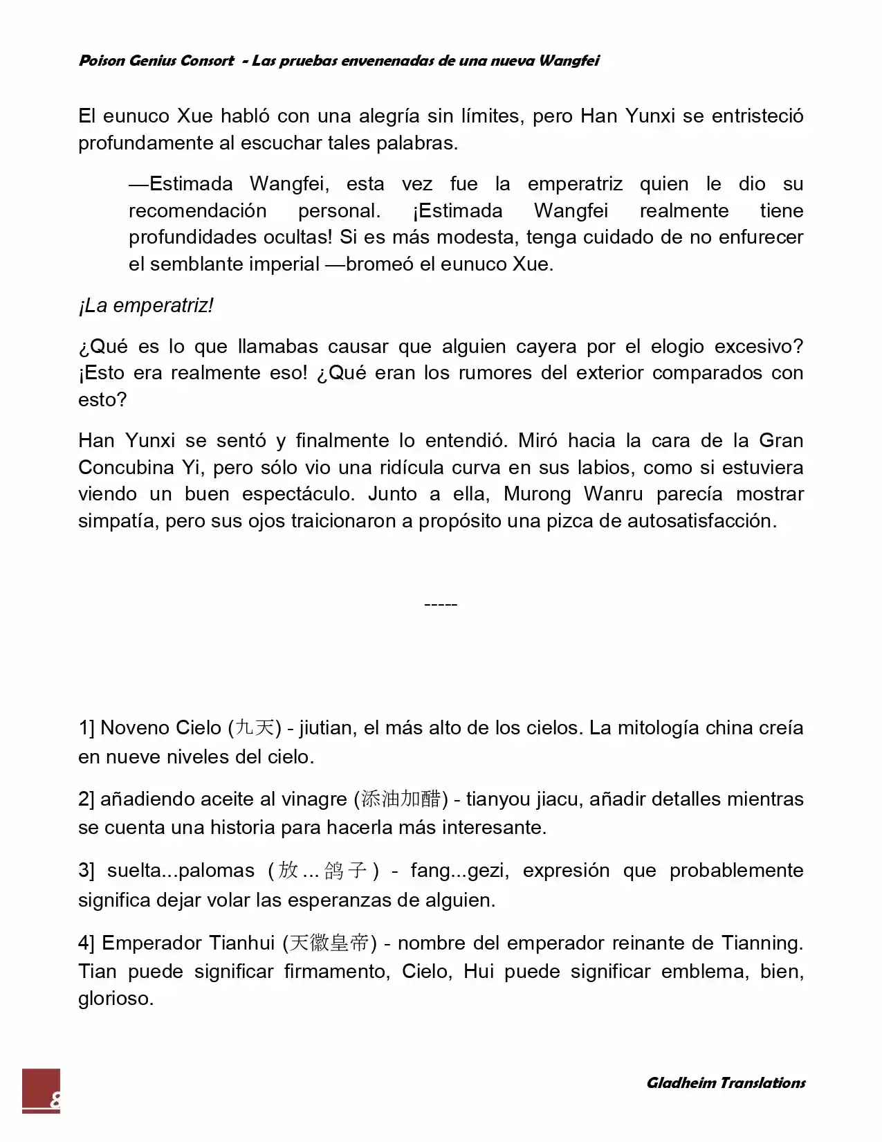 Poison Genious Consort (Novela) - Capítulo 50 - Página 8 - LectorTMOo