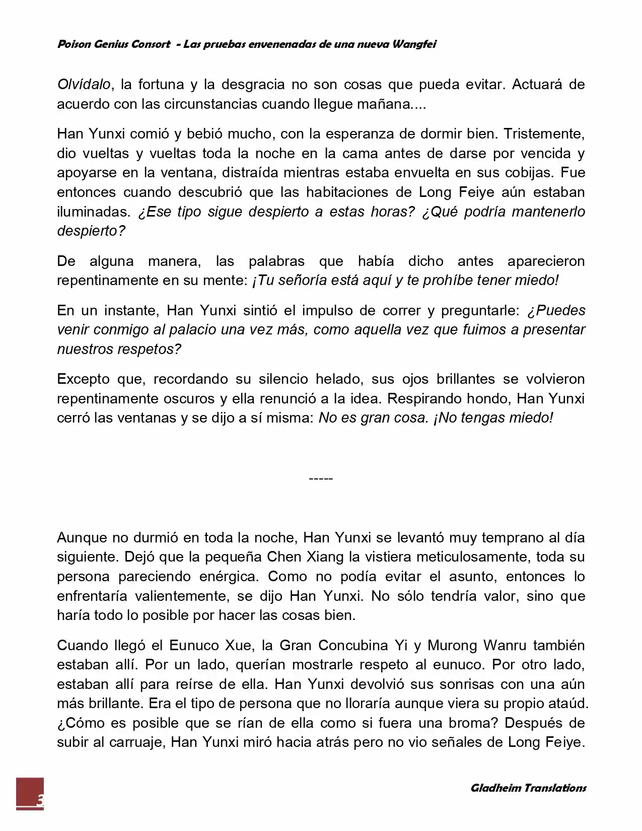 Poison Genious Consort (Novela) - Capítulo 51 - Página 3 - LectorTMOo