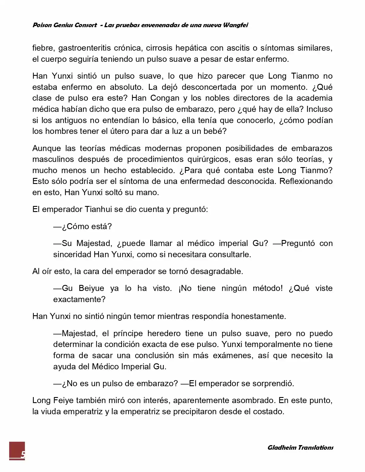Poison Genious Consort (Novela) - Capítulo 52 - Página 5 - LectorTMOo
