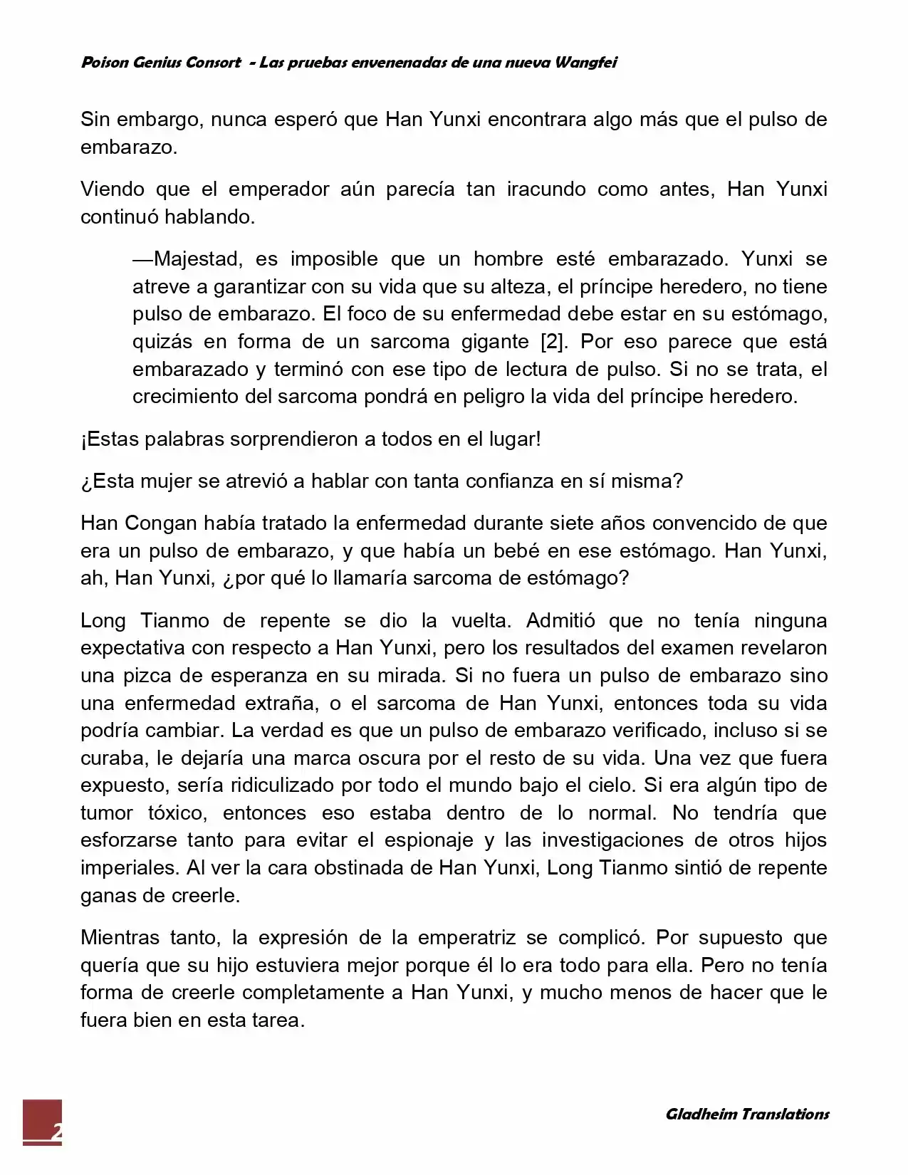 Poison Genious Consort (Novela) - Capítulo 53 - Página 2 - LectorTMOo