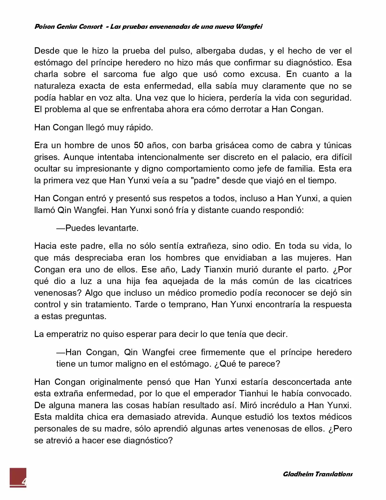 Poison Genious Consort (Novela) - Capítulo 53 - Página 4 - LectorTMOo