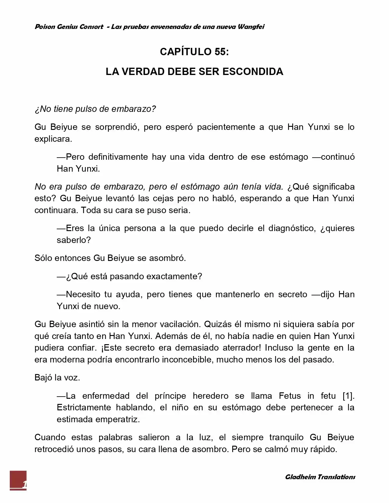 Poison Genious Consort (Novela) - Capítulo 55 - Página 1 - LectorTMOo