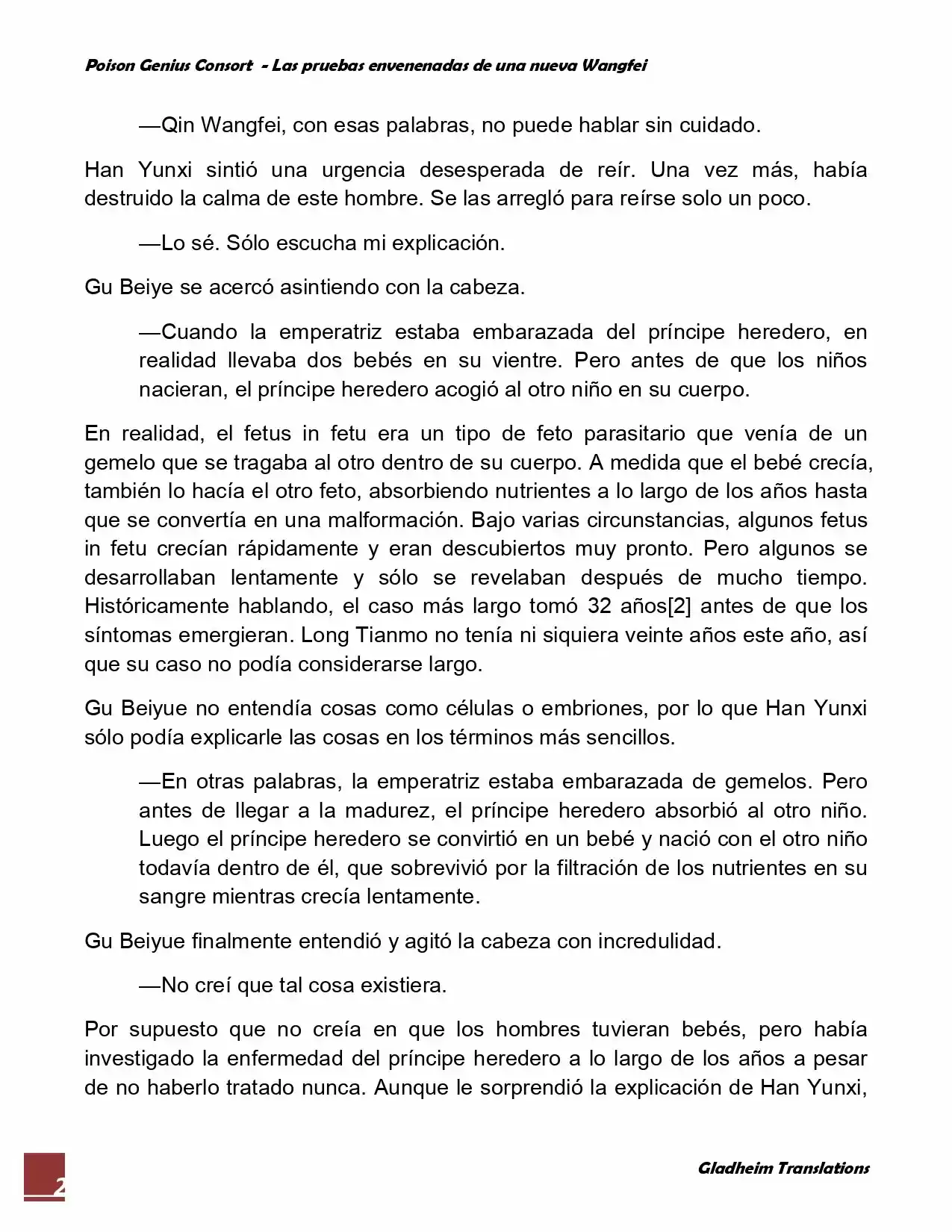 Poison Genious Consort (Novela) - Capítulo 55 - Página 2 - LectorTMOo