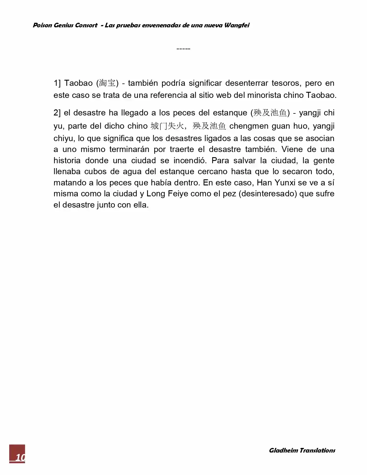 Poison Genious Consort (Novela) - Capítulo 56 - Página 10 - LectorTMOo