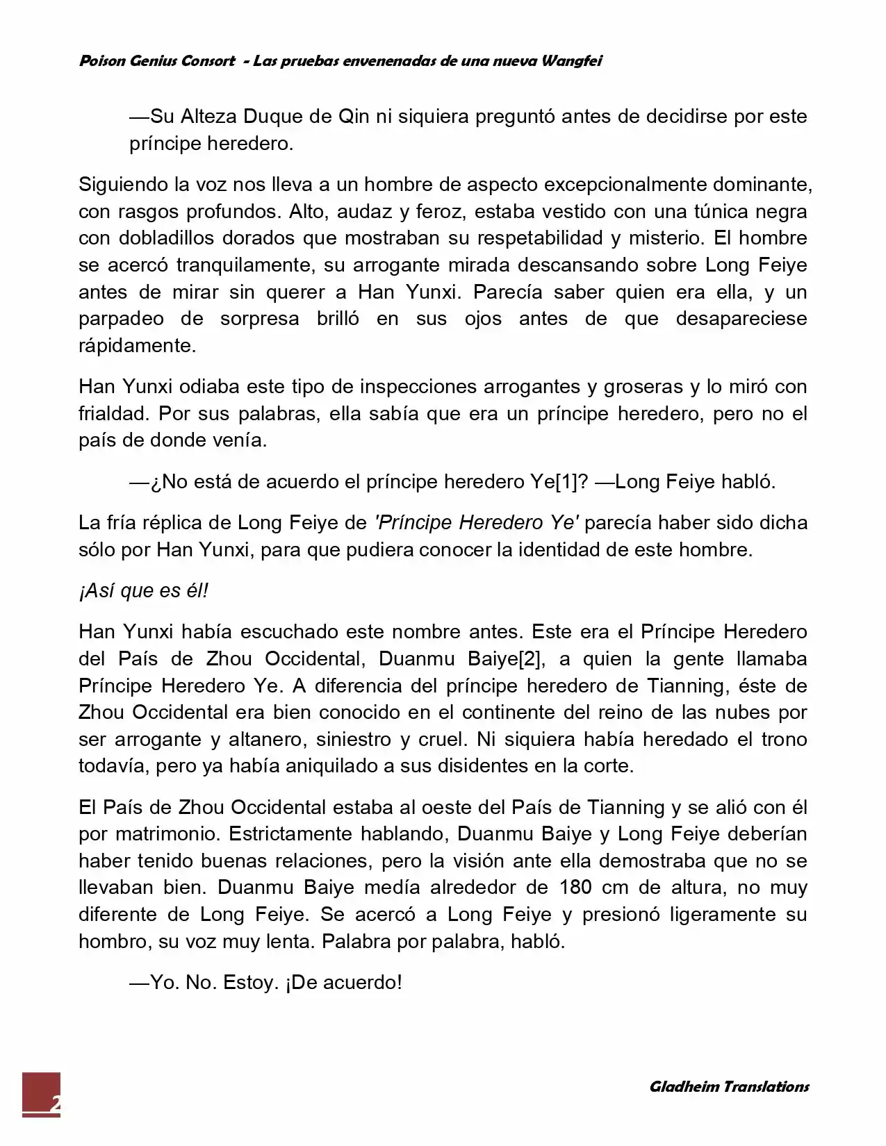 Poison Genious Consort (Novela) - Capítulo 60 - Página 2 - LectorTMOo