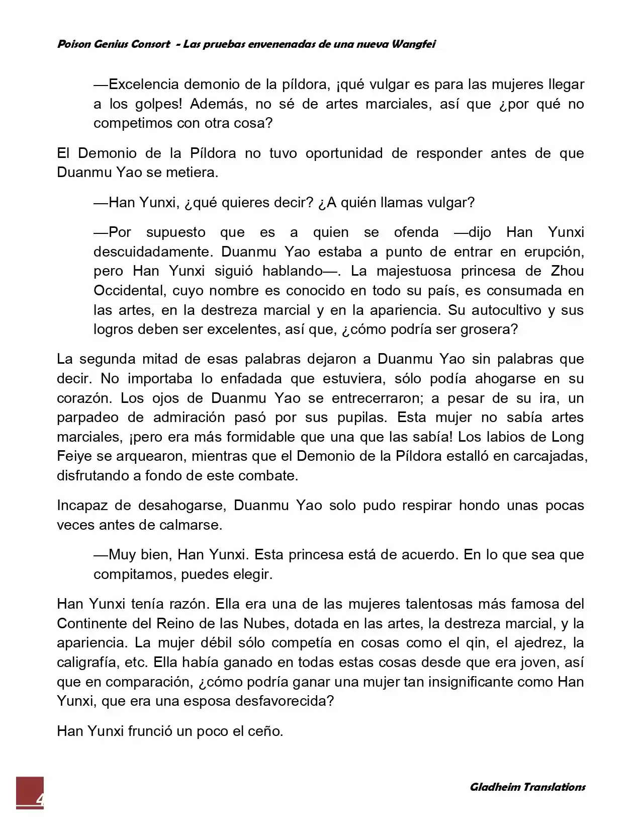 Poison Genious Consort (Novela) - Capítulo 61 - Página 4 - LectorTMOo