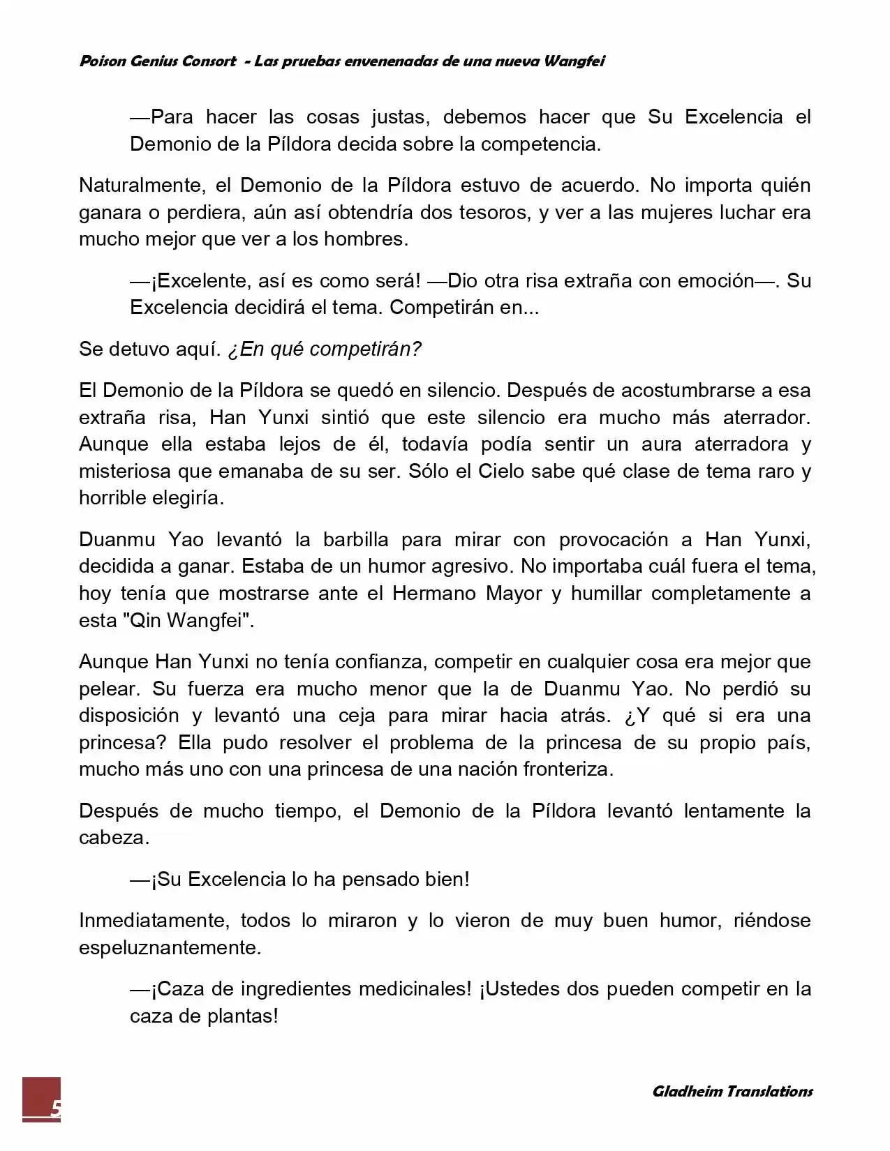 Poison Genious Consort (Novela) - Capítulo 61 - Página 5 - LectorTMOo