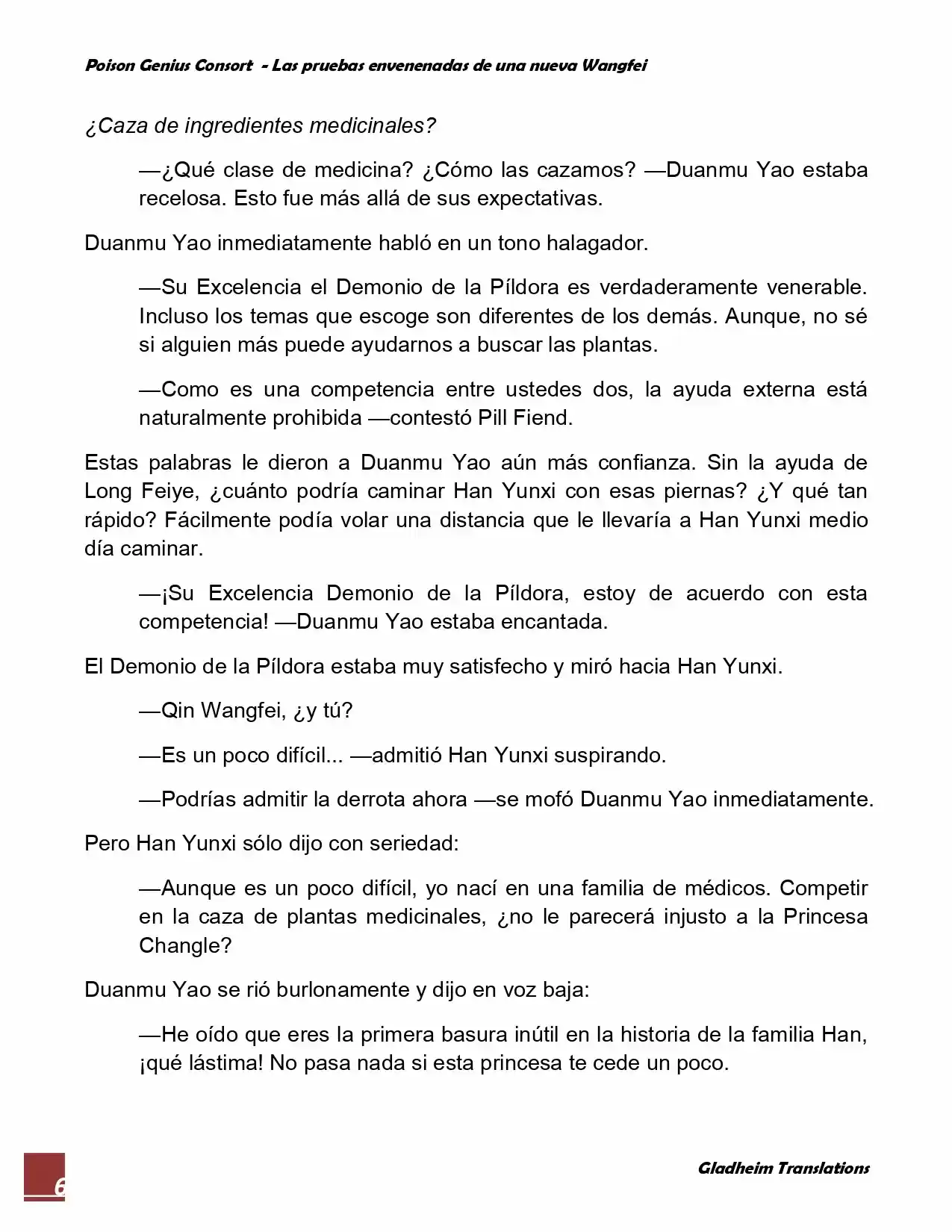 Poison Genious Consort (Novela) - Capítulo 61 - Página 6 - LectorTMOo