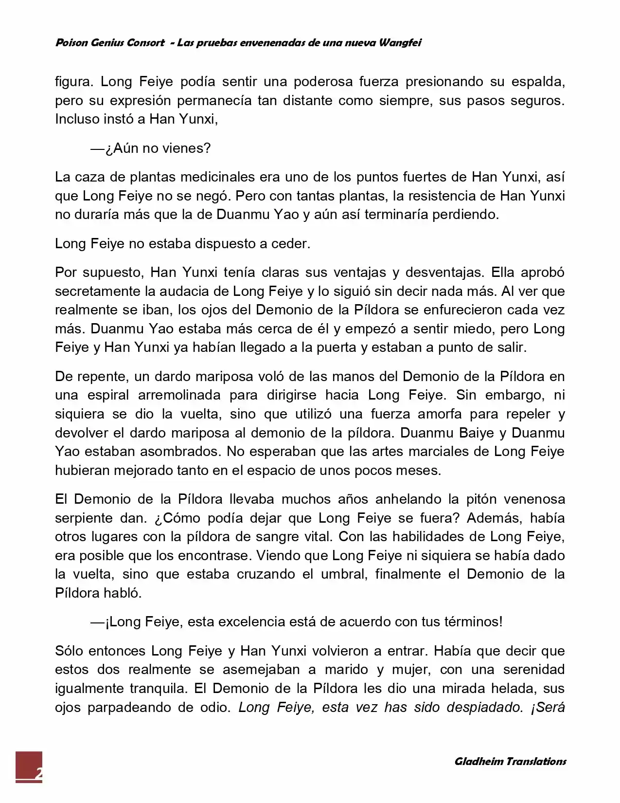 Poison Genious Consort (Novela) - Capítulo 62 - Página 2 - LectorTMOo