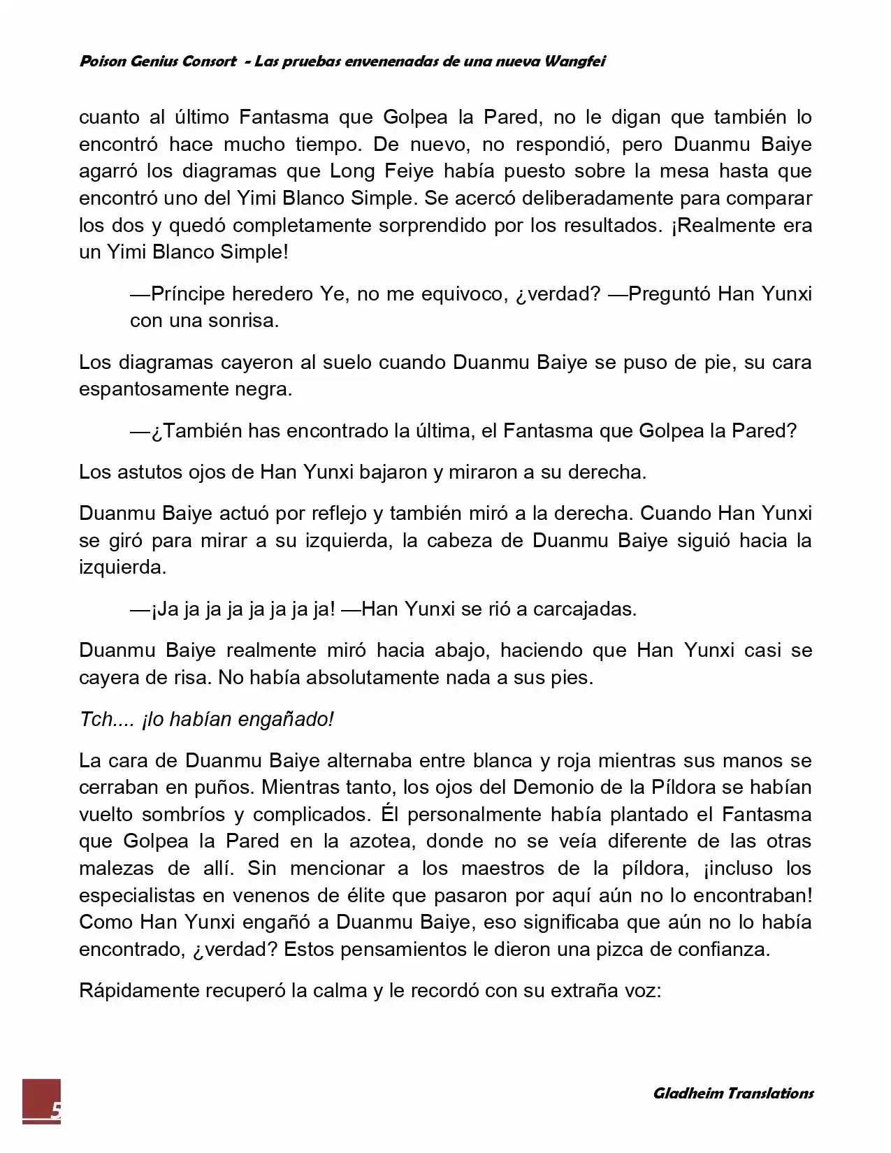 Poison Genious Consort (Novela) - Capítulo 63 - Página 5 - LectorTMOo