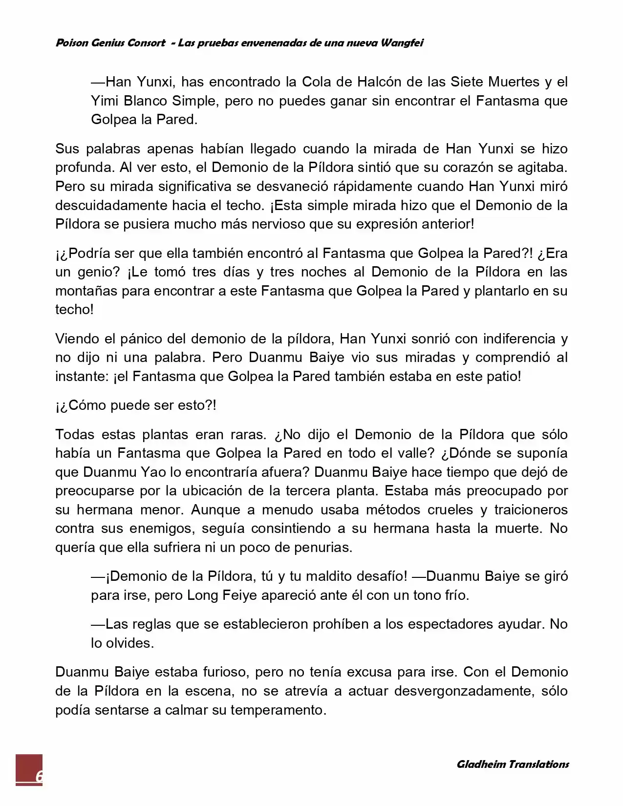 Poison Genious Consort (Novela) - Capítulo 63 - Página 6 - LectorTMOo