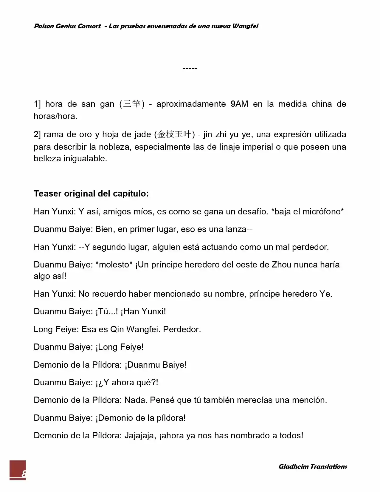 Poison Genious Consort (Novela) - Capítulo 64 - Página 8 - LectorTMOo
