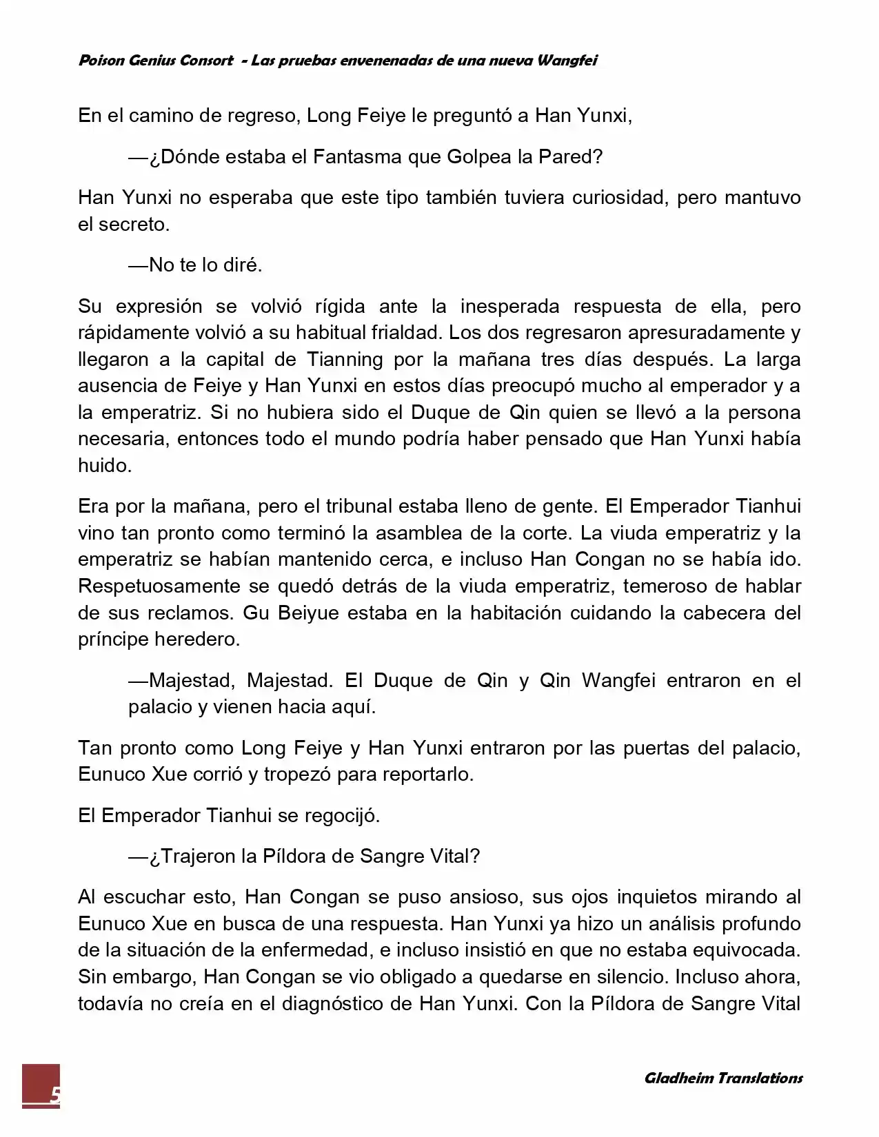 Poison Genious Consort (Novela) - Capítulo 65 - Página 5 - LectorTMOo