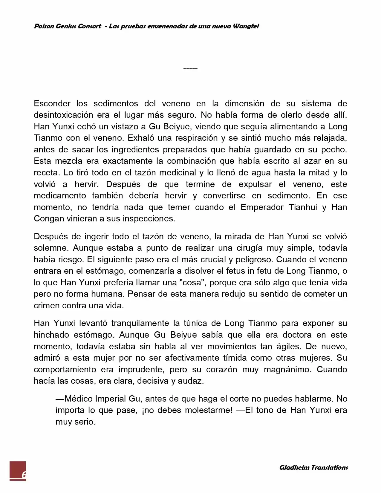 Poison Genious Consort (Novela) - Capítulo 66 - Página 6 - LectorTMOo