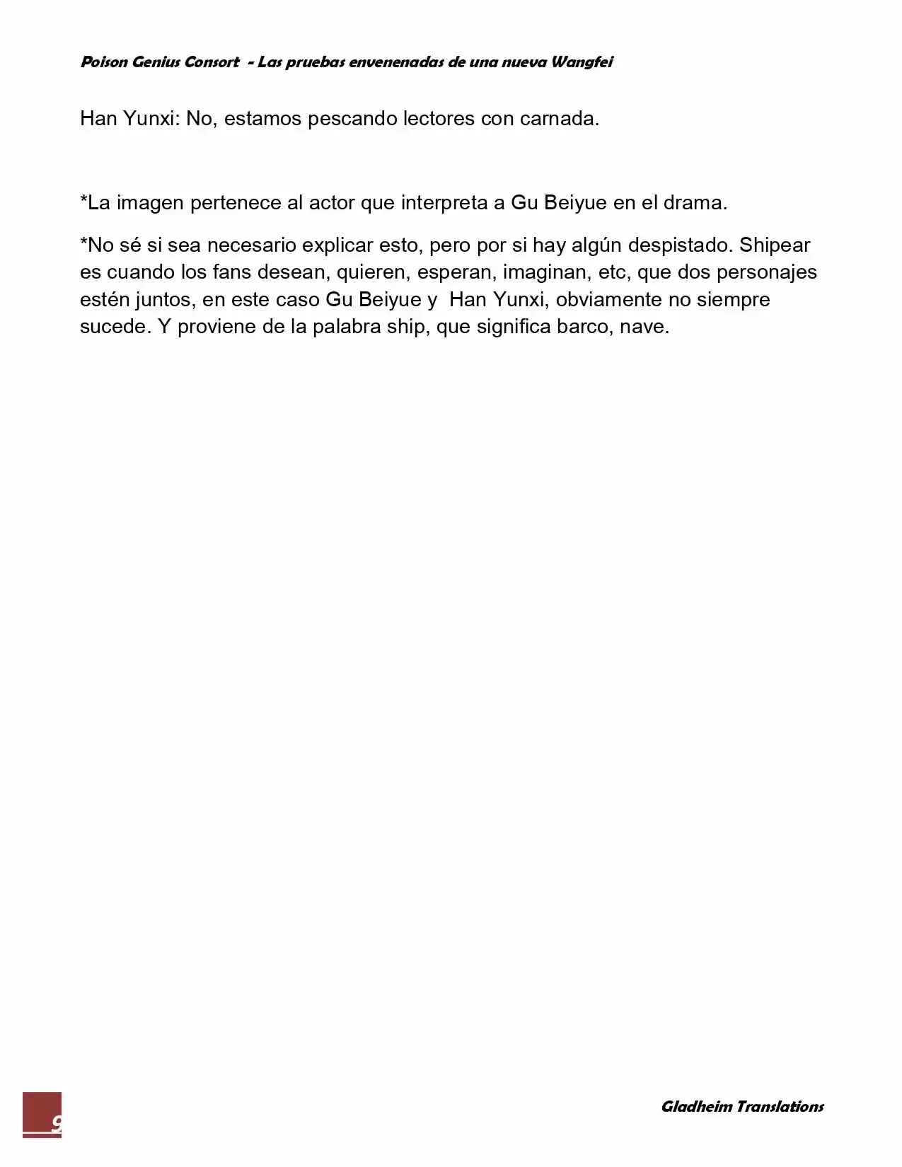 Poison Genious Consort (Novela) - Capítulo 66 - Página 9 - LectorTMOo