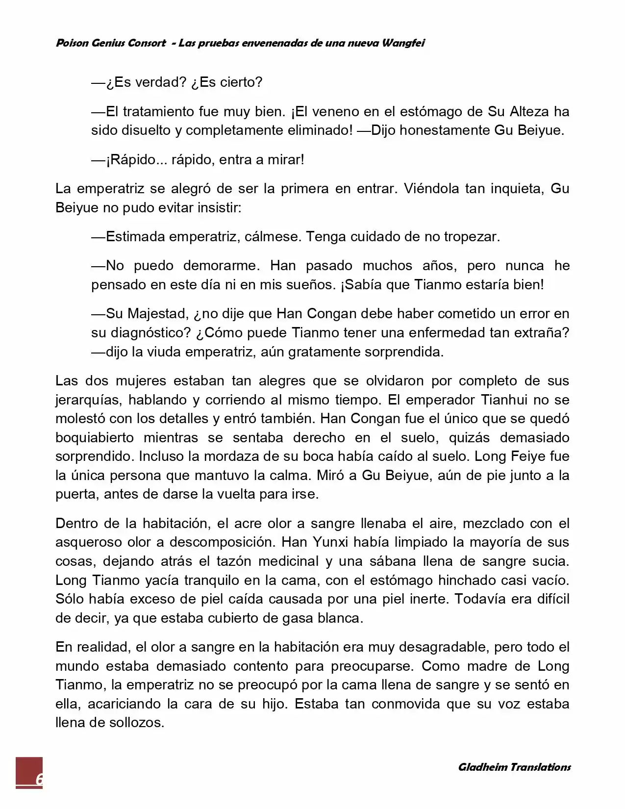 Poison Genious Consort (Novela) - Capítulo 67 - Página 6 - LectorTMOo