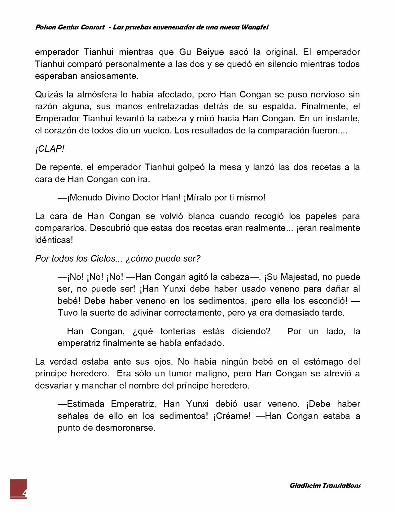 Poison Genious Consort (Novela) - Capítulo 68 - Página 4 - LectorTMOo