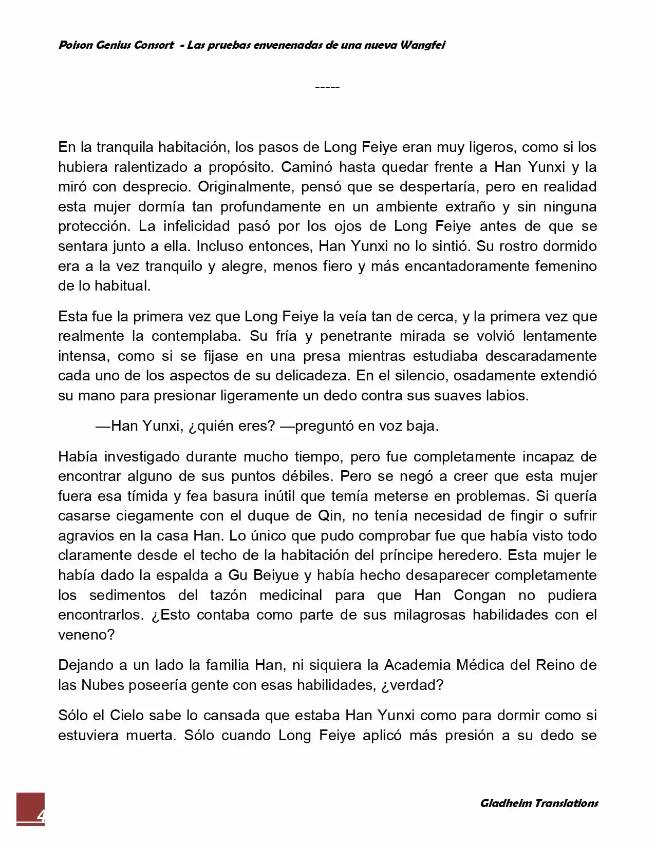 Poison Genious Consort (Novela) - Capítulo 69 - Página 4 - LectorTMOo