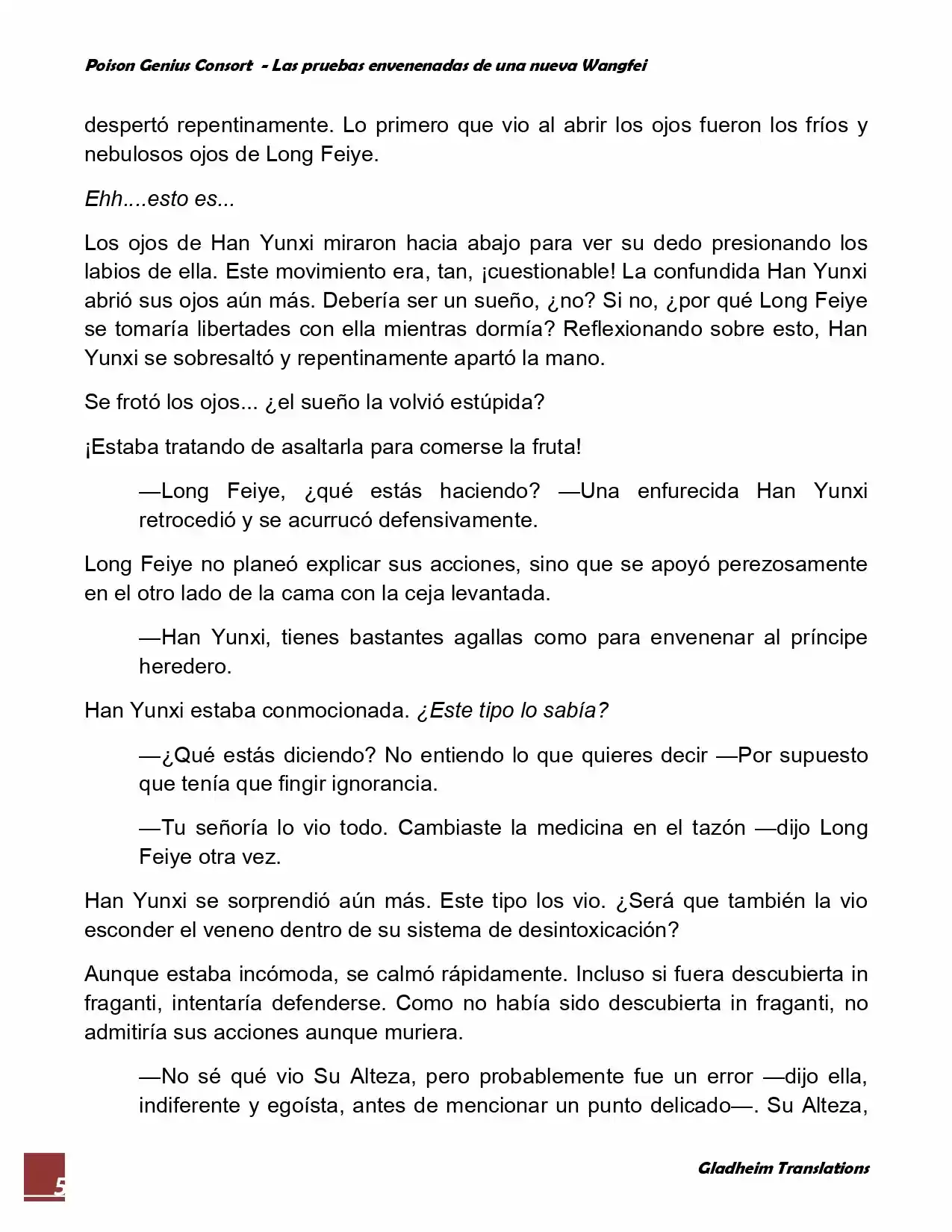 Poison Genious Consort (Novela) - Capítulo 69 - Página 5 - LectorTMOo
