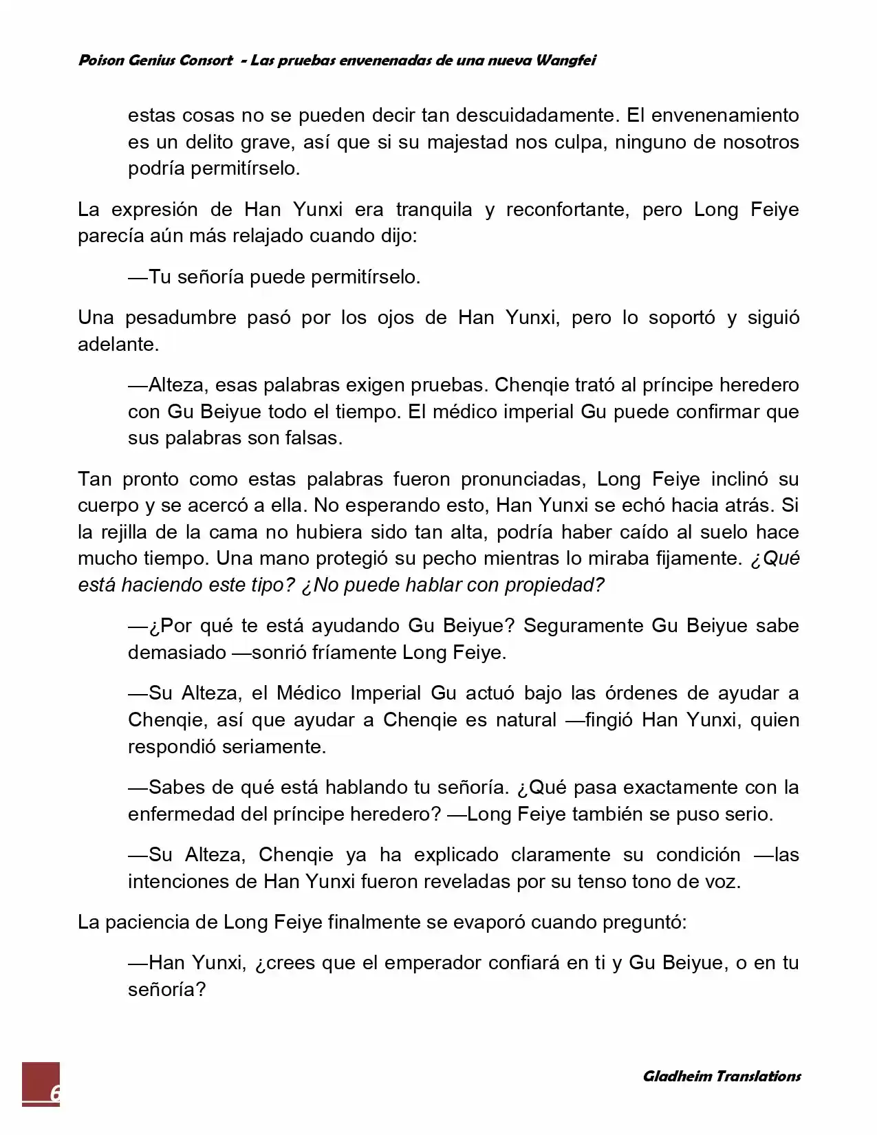 Poison Genious Consort (Novela) - Capítulo 69 - Página 6 - LectorTMOo
