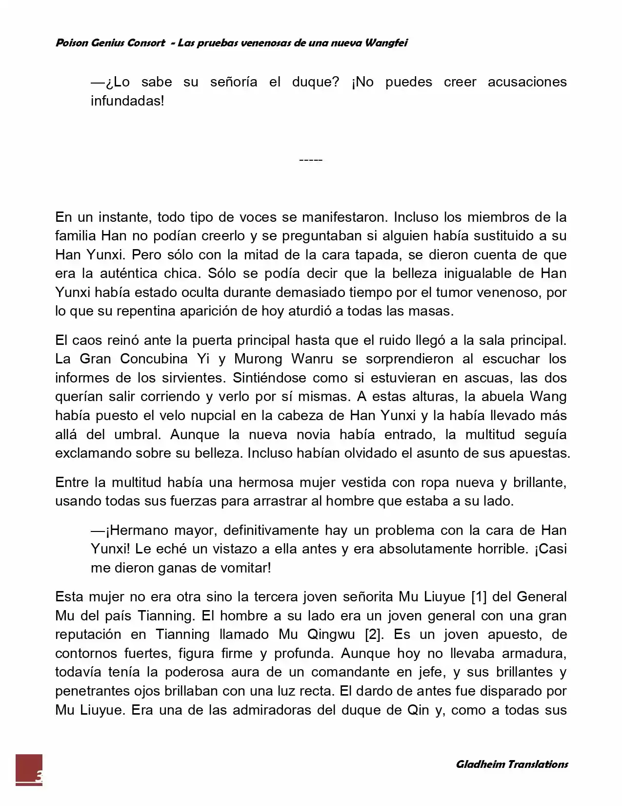 Poison Genious Consort (Novela) - Capítulo 7 - Página 3 - LectorTMOo