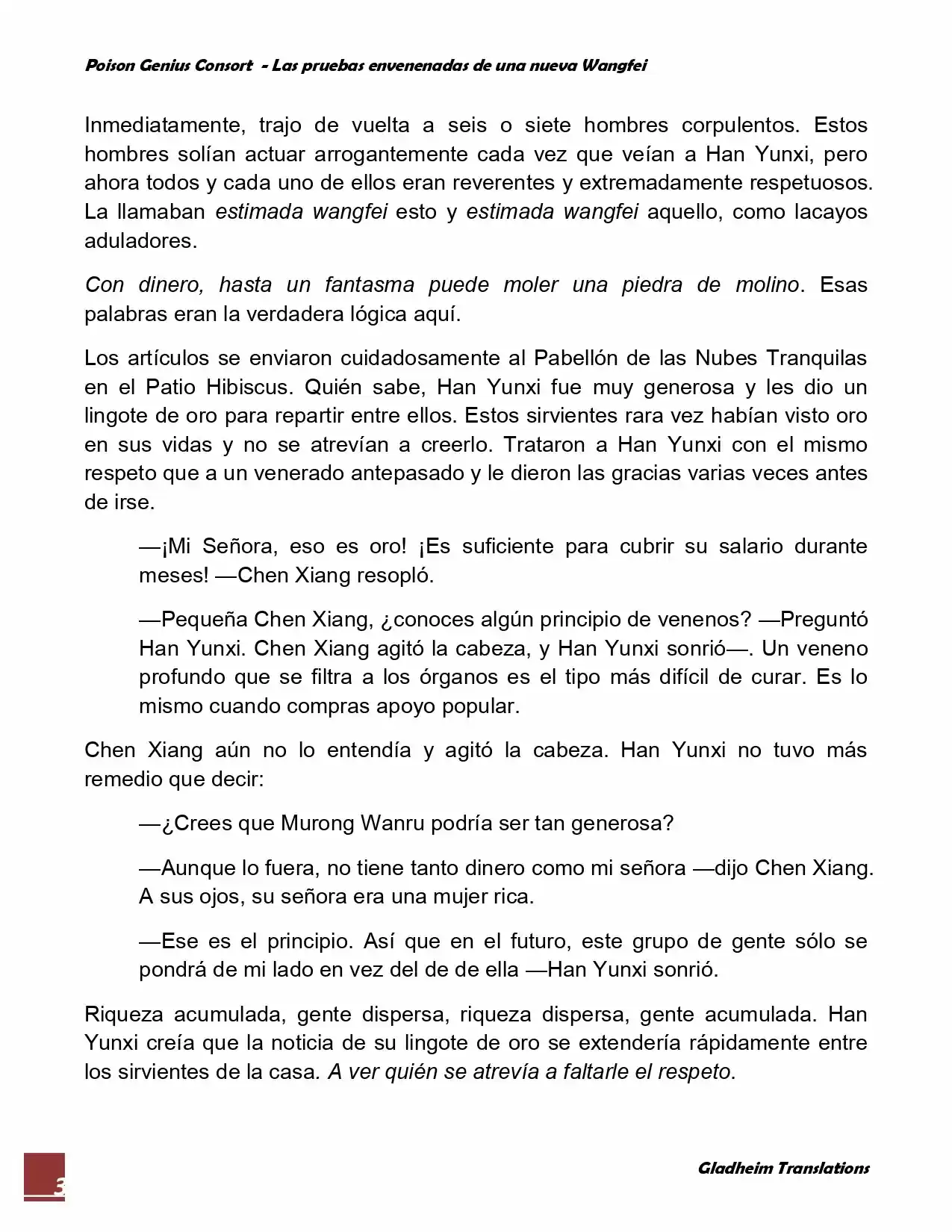 Poison Genious Consort (Novela) - Capítulo 72 - Página 3 - LectorTMOo