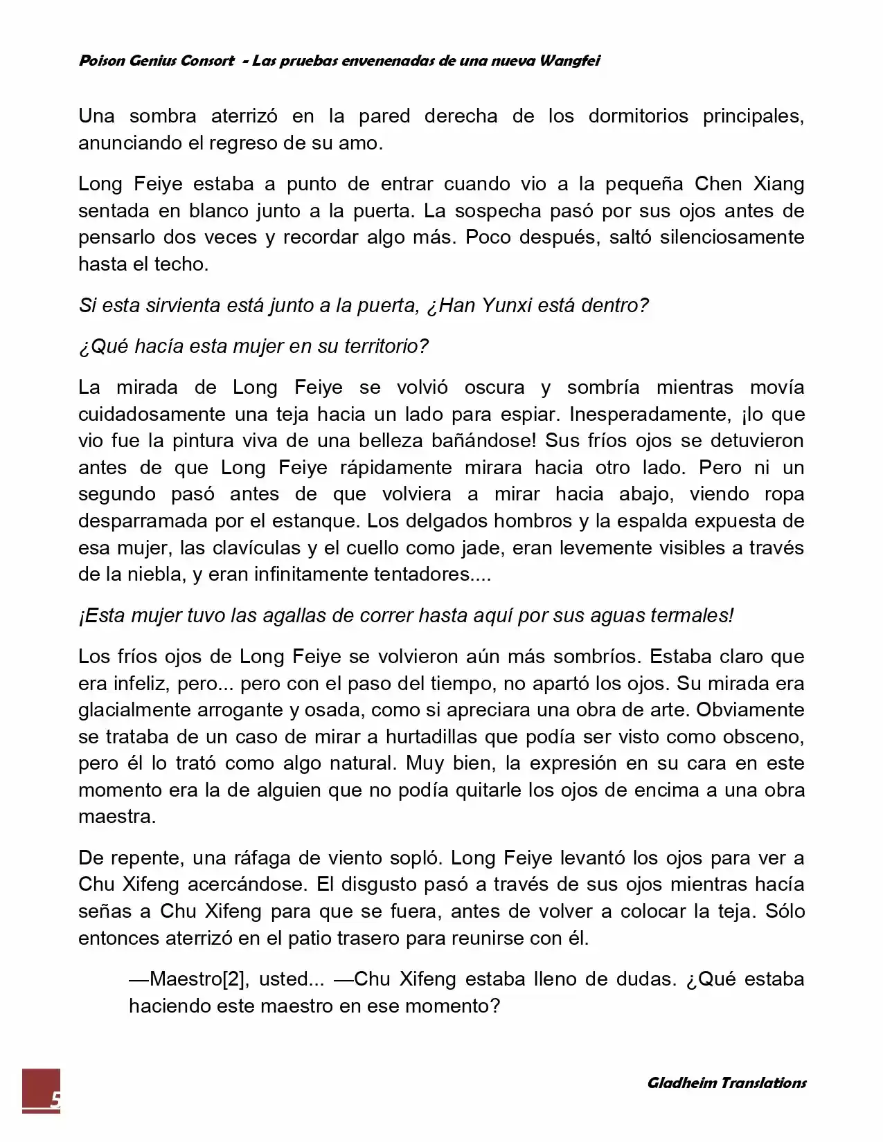 Poison Genious Consort (Novela) - Capítulo 72 - Página 5 - LectorTMOo