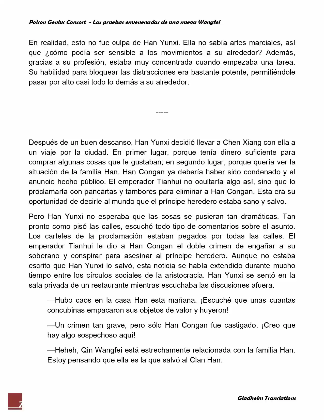 Poison Genious Consort (Novela) - Capítulo 72 - Página 7 - LectorTMOo