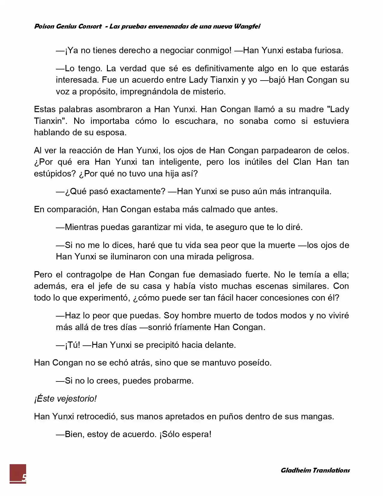 Poison Genious Consort (Novela) - Capítulo 73 - Página 5 - LectorTMOo