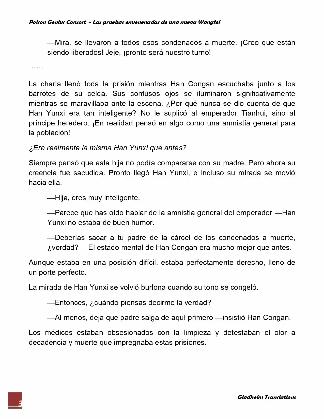 Poison Genious Consort (Novela) - Capítulo 74 - Página 3 - LectorTMOo