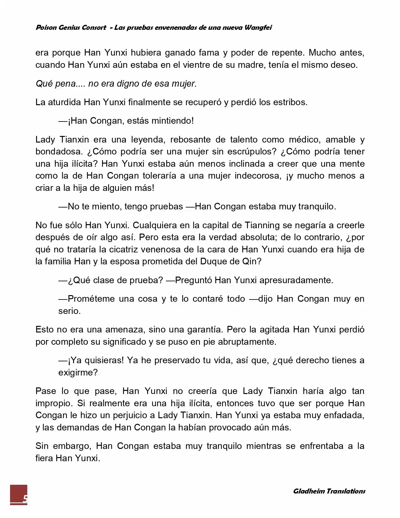 Poison Genious Consort (Novela) - Capítulo 74 - Página 5 - LectorTMOo
