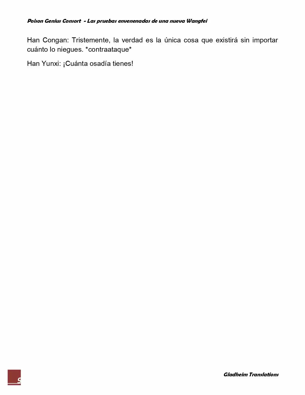 Poison Genious Consort (Novela) - Capítulo 75 - Página 9 - LectorTMOo