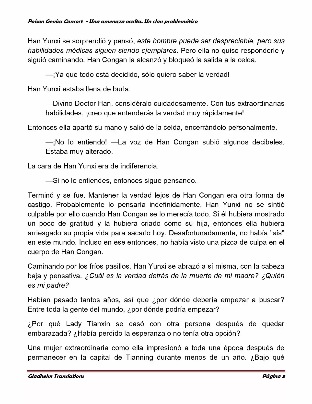 Poison Genious Consort (Novela) - Capítulo 76 - Página 3 - LectorTMOo