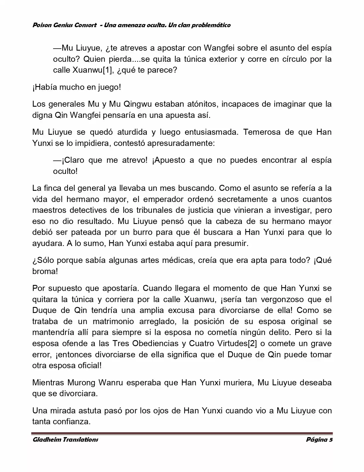 Poison Genious Consort (Novela) - Capítulo 78 - Página 5 - LectorTMOo