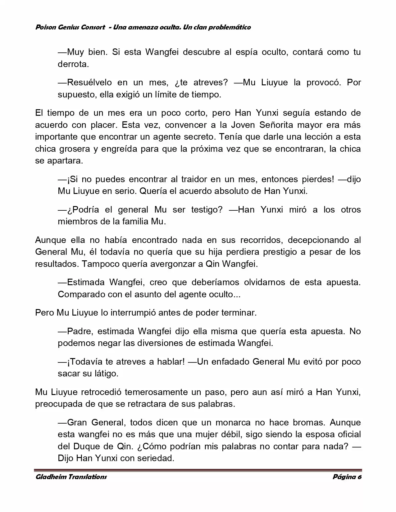 Poison Genious Consort (Novela) - Capítulo 78 - Página 6 - LectorTMOo