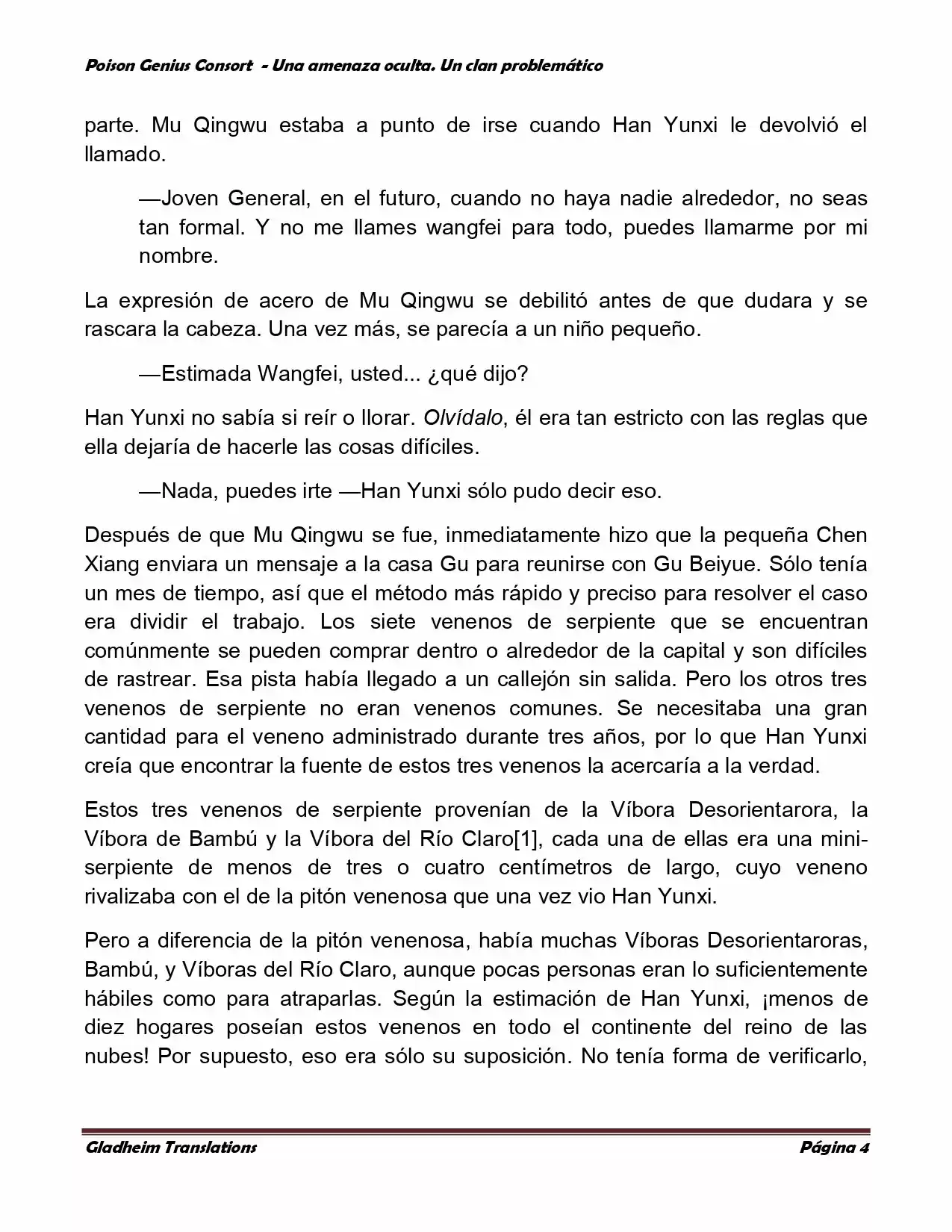 Poison Genious Consort (Novela) - Capítulo 79 - Página 4 - LectorTMOo