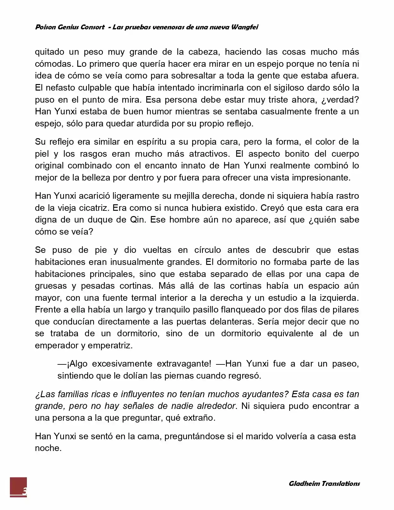 Poison Genious Consort (Novela) - Capítulo 8 - Página 3 - LectorTMOo