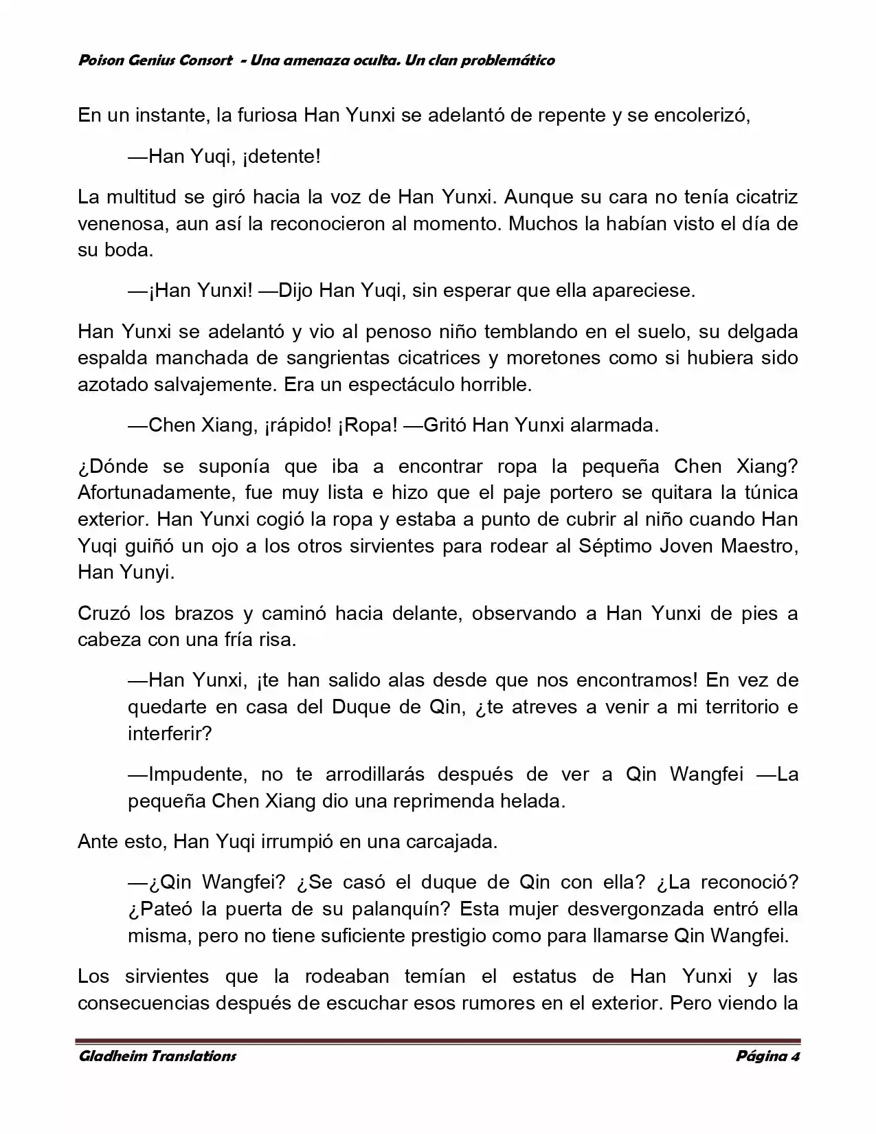 Poison Genious Consort (Novela) - Capítulo 80 - Página 4 - LectorTMOo